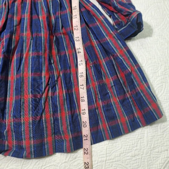 Vintage Plaid Dress 4t - Picture 7 of 11